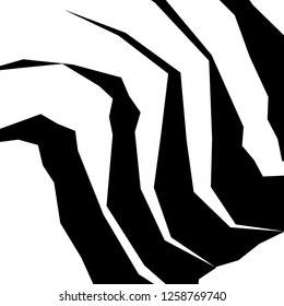 Impressão de Ziguezague Simples Geométrica Abstrata, Padrão de Onda, Estilo Étnico Geométrico Exclusivo, Perfeito para Fundos de Site, Papel de Empacotamento e Design de Tecido