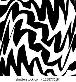 Abstract Geometric Simple Zigzag Print, Wave Pattern, Unique Geometric Ethnic Style, Perfect for Site Backgrounds, Wrapping Paper and Fabric Design