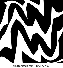 Abstract Geometric Simple Zigzag Print, Wave Pattern, Unique Geometric Ethnic Style, Perfect for Site Backgrounds, Wrapping Paper and Fabric Design
