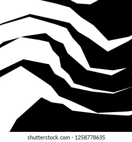 Abstract Geometric Simple Zigzag Print, Wave Pattern, Unique Geometric Ethnic Style, Perfect for Site Backgrounds, Wrapping Paper and Fabric Design