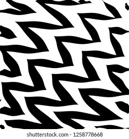 Abstract Geometric Simple Zigzag Print, Wave Pattern, Unique Geometric Ethnic Style, Perfect for Site Backgrounds, Wrapping Paper and Fabric Design