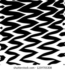 Abstract Geometric Simple Zigzag Print, Wave Pattern, Unique Geometric Ethnic Style, Perfect for Site Backgrounds, Wrapping Paper and Fabric Design