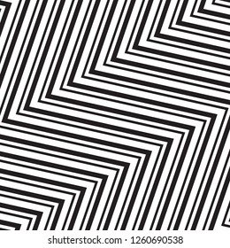 Abstract Geometric Simple Zigzag Print, Wave Pattern, Unique Geometric Ethnic Style, Perfect for Site Backgrounds, Wrapping Paper and Fabric Design