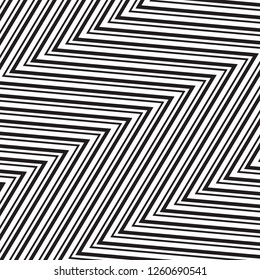 Abstract Geometric Simple Zigzag Print, Wave Pattern, Unique Geometric Ethnic Style, Perfect for Site Backgrounds, Wrapping Paper and Fabric Design