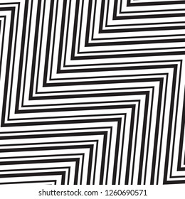 Abstract Geometric Simple Zigzag Print, Wave Pattern, Unique Geometric Ethnic Style, Perfect for Site Backgrounds, Wrapping Paper and Fabric Design