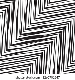 Abstract Geometric Simple Zigzag Print, Wave Pattern, Unique Geometric Ethnic Style, Perfect for Site Backgrounds, Wrapping Paper and Fabric Design