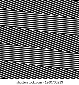 Abstract Geometric Simple Zigzag Print, Wave Pattern, Unique Geometric Ethnic Style, Perfect for Site Backgrounds, Wrapping Paper and Fabric Design
