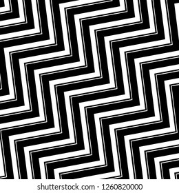 Abstract Geometric Simple Zigzag Print, Wave Pattern, Unique Geometric Ethnic Style, Perfect for Site Backgrounds, Wrapping Paper and Fabric Design
