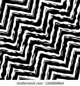 Abstract Geometric Simple Zigzag Print, Wave Pattern, Unique Geometric Ethnic Style, Perfect for Site Backgrounds, Wrapping Paper and Fabric Design