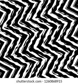 Abstract Geometric Simple Zigzag Print, Wave Pattern, Unique Geometric Ethnic Style, Perfect for Site Backgrounds, Wrapping Paper and Fabric Design