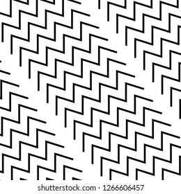 Abstract Geometric Simple Zigzag Print, Wave Pattern, Unique Geometric Ethnic Style, Perfect for Site Backgrounds, Wrapping Paper and Fabric Design
