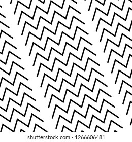 Resumen Impresión geométrica simple de zigzag, patrón de onda, estilo étnico geométrico único, perfecto para fondos de sitio, papel de envolvimiento y diseño de tela
