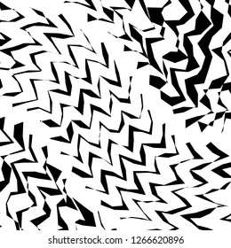 Abstract Geometric Simple Zigzag Print, Wave Pattern, Unique Geometric Ethnic Style, Perfect for Site Backgrounds, Wrapping Paper and Fabric Design