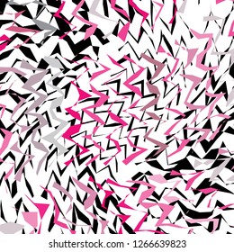 Impressão de Ziguezague Simples Geométrica Abstrata, Padrão de Onda, Estilo Étnico Geométrico Exclusivo, Perfeito para Fundos de Site, Papel de Empacotamento e Design de Tecido