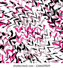 Abstract Geometric Simple Zigzag Print, Wave Pattern, Unique Geometric Ethnic Style, Perfect for Site Backgrounds, Wrapping Paper and Fabric Design