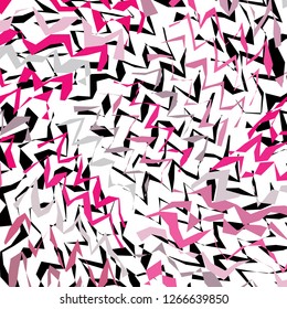 Abstract Geometric Simple Zigzag Print, Wave Pattern, Unique Geometric Ethnic Style, Perfect for Site Backgrounds, Wrapping Paper and Fabric Design