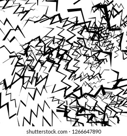 Abstract Geometric Simple Zigzag Print, Wave Pattern, Unique Geometric Ethnic Style, Perfect for Site Backgrounds, Wrapping Paper and Fabric Design