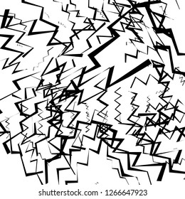 Abstract Geometric Simple Zigzag Print, Wave Pattern, Unique Geometric Ethnic Style, Perfect for Site Backgrounds, Wrapping Paper and Fabric Design