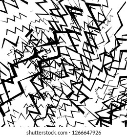Abstrakter geometrischer, einfacher Zigzag-Druck, Wellenmuster, einzigartiger geometrischer Ethnischer Stil, perfekt für Site-Hintergründe, Schleifpapier und Stoffdesign