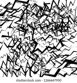 Abstrakter geometrischer, einfacher Zigzag-Druck, Wellenmuster, einzigartiger geometrischer Ethnischer Stil, perfekt für Site-Hintergründe, Schleifpapier und Stoffdesign