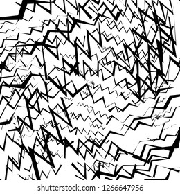 Impressão de Ziguezague Simples Geométrica Abstrata, Padrão de Onda, Estilo Étnico Geométrico Exclusivo, Perfeito para Fundos de Site, Papel de Empacotamento e Design de Tecido