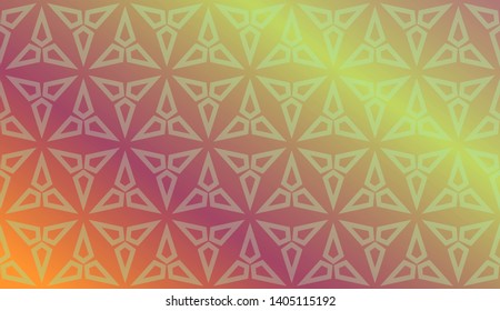 Abstract Geometric Soft Colorful Background. For Brochure, Banner, Wallpaper, Mobile Screen. Vector Illustration.