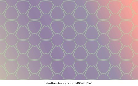 Abstract Geometric Soft Colorful Background. For Brochure, Banner, Wallpaper, Mobile Screen. Vector Illustration.