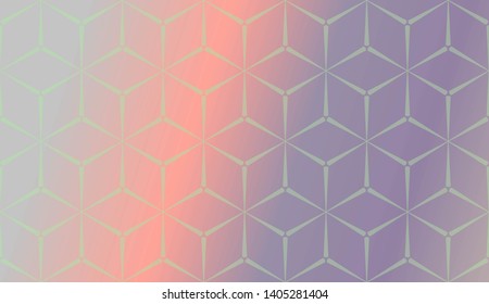 Abstract Geometric Soft Colorful Background. For Brochure, Banner, Wallpaper, Mobile Screen. Vector Illustration.
