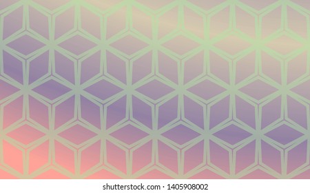 Abstract Geometric Soft Colorful Background. For Brochure, Banner, Wallpaper, Mobile Screen. Vector Illustration.