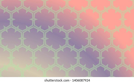 Abstract Geometric Soft Colorful Background. For Brochure, Banner, Wallpaper, Mobile Screen. Vector Illustration.