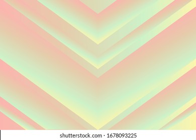 Abstract geometric soft pastel gradient background vector template with mint, light blue colors