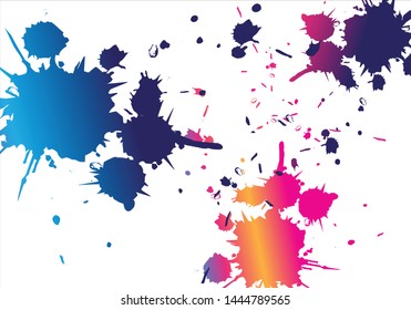 Abstract geometric sparks with bright gradient colors. eps 10