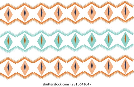 abstract geometric spiky zigzag line on white background endless pattern design for traditional fabric printing, the eyes 