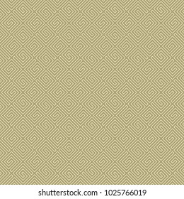 Abstract geometric spiral seamless pattern. Meander seamless.