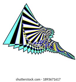 abstract geometric spirograph background. vector illustration.