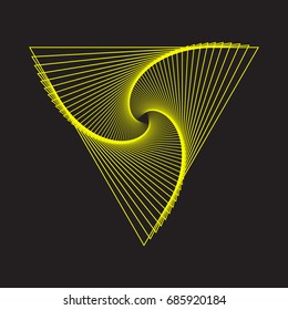 abstract geometric spirograph background. vector illustration. EPS10