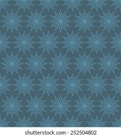 Abstract geometric spirograph pattern. Vector seamless texture