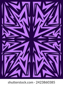 Abstract geometric sport background pattern in purple color. Vector illustration. Suitable for logo, banner, playing card, poster and jersey backgrounds.
