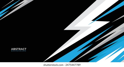 fondo geométrico abstracto del deporte, carrera de la calcomanía, etiqueta engomada de la carrera, coche de librea, Vector eps10