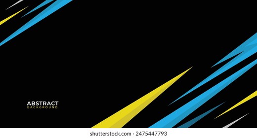 fondo geométrico abstracto del deporte, carrera de la calcomanía, etiqueta engomada de la carrera, coche de librea, Vector eps10