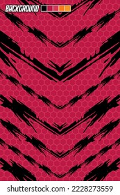 Abstract geometric sports background. Animation Background. Pattern graphics for extreme sports team jerseys, vinyl wrap, stickers, and other printing media.