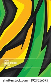 Abstract geometric sports background. Racing line pattern graphic for extreme sport jersey team, vinyl wrap and decal. 