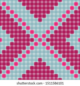 Abstract geometric square background and texture. Block color shade stack on the wall or tile