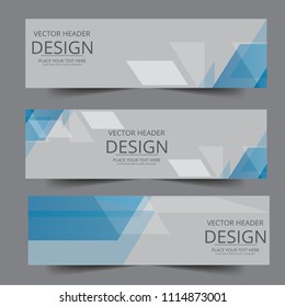 Abstract geometric square, blue geometric banner web. Vector banner geometric background. Banner web template, horizontal advertising business banner layout template.