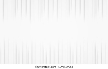 Abstract .Geometric square paper white background ,light and shadow. Vector