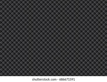 Abstract geometric square pattern. Black and gray halftone color background. For greeting, invitation card, banner, poster and other decoration. Vector illustration.