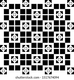 Abstract geometric square pattern with stripes