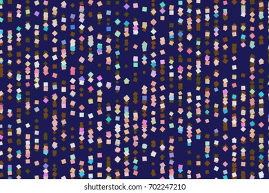 Abstract geometric square, rectangle pattern, colorful & artistic for graphic design, catalog, textile or texture printing & background. Vector illustration graphic.