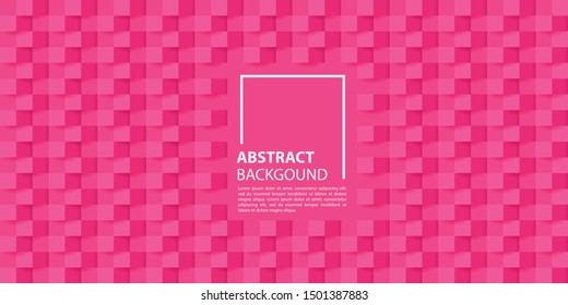 abstract geometric square shapes with redrose background