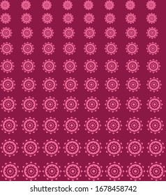 Abstract Geometric Square Sun  Seamless Pattern Feminine Color